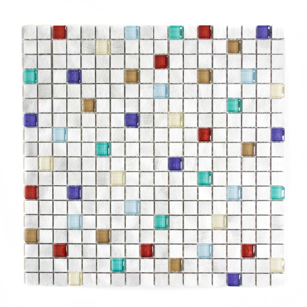 Mosaik Silver Karlstad - 003 | 0,09 m²/ark