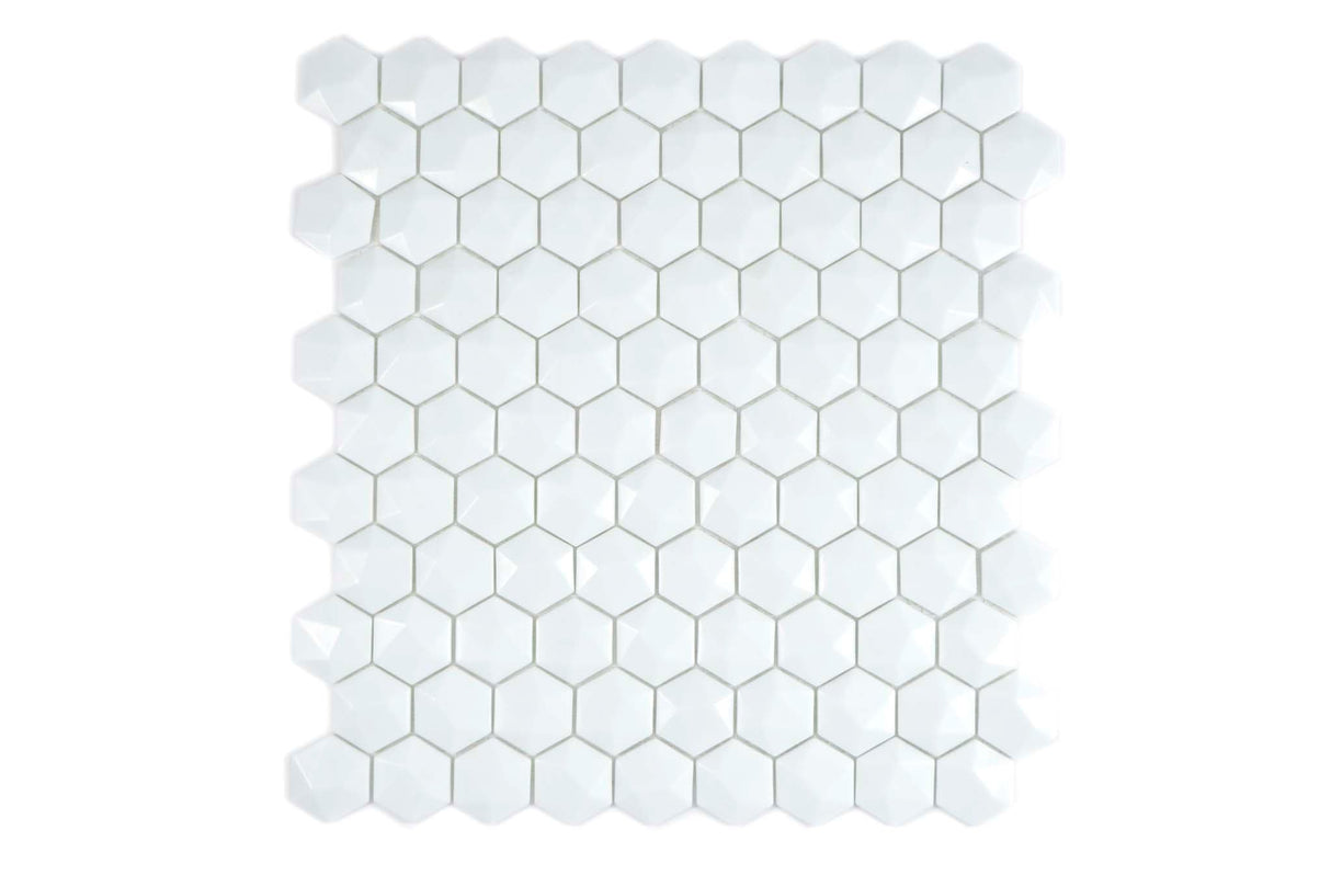 Mosaik Vit Sandviken - 001 | 0,087 m²/ark