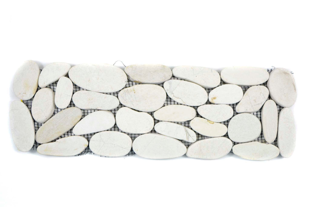 Bård (Klinker) Vit Mariestad - 006 | 30-70x8mm. Säljs styckvis.