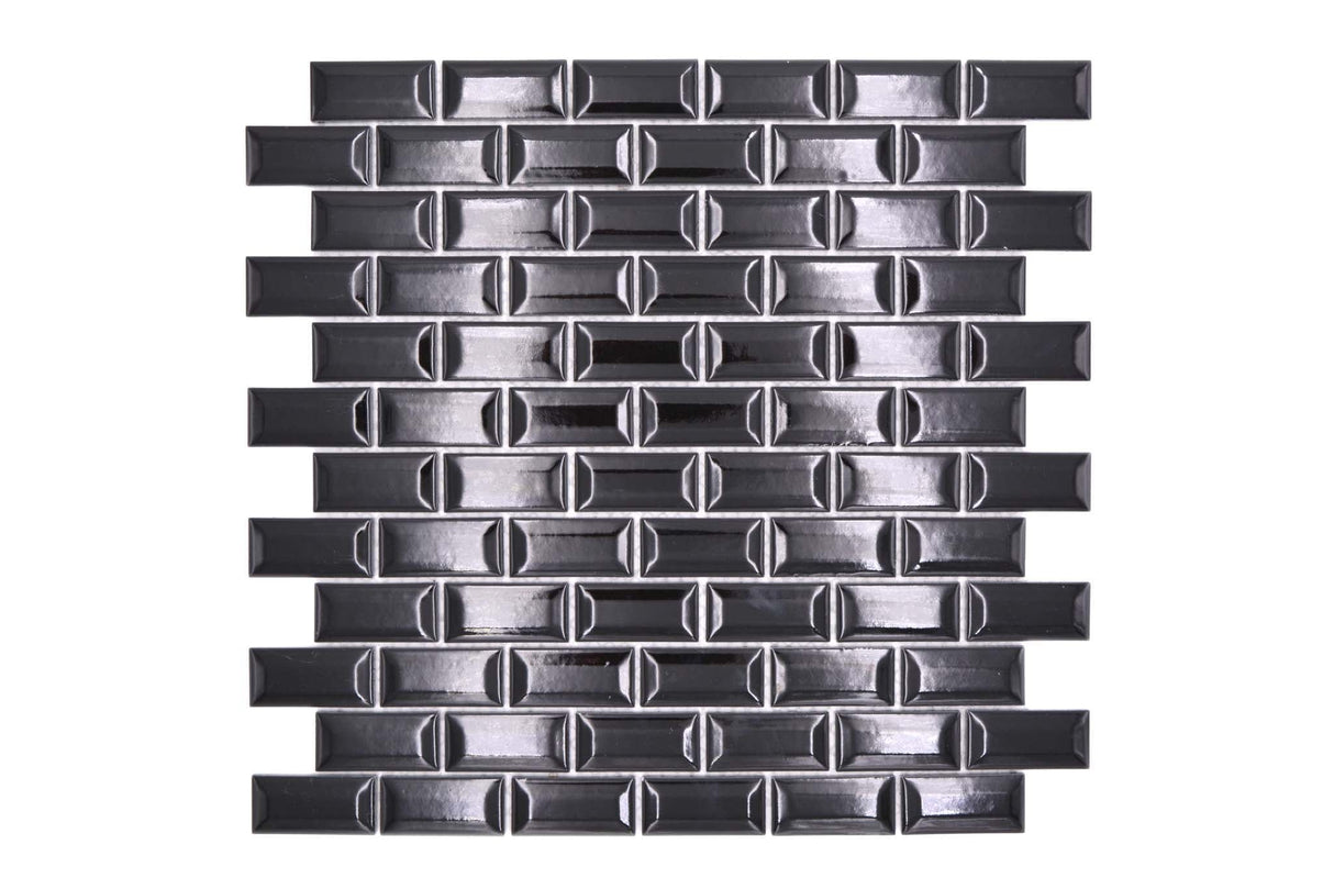 Mosaik Svart Falun - 001 | 0,09 m²/ark