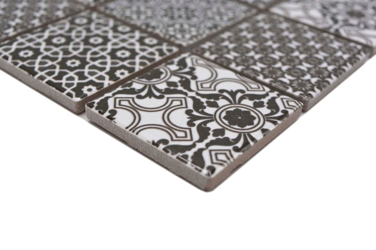 Mosaik Svart Falkenberg - 003 | 0,088 m²/ark