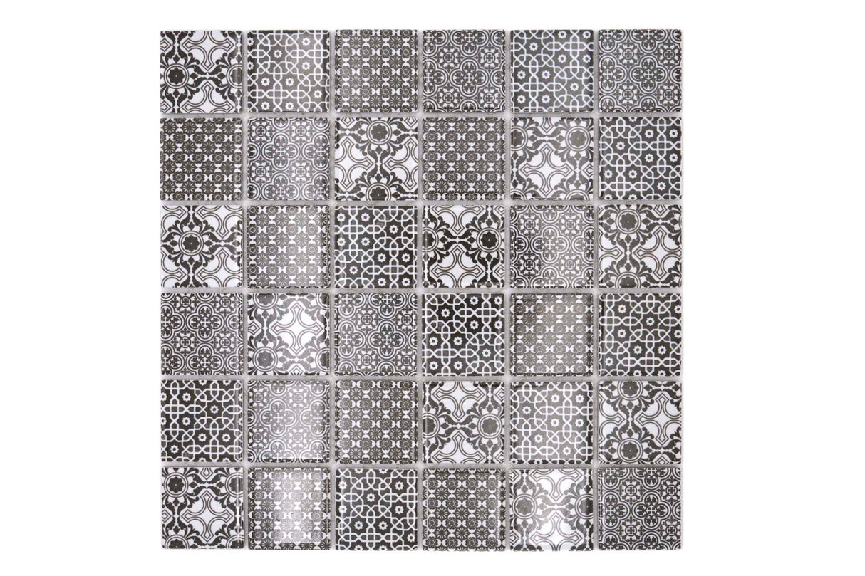 Mosaik Svart Falkenberg - 003 | 0,088 m²/ark