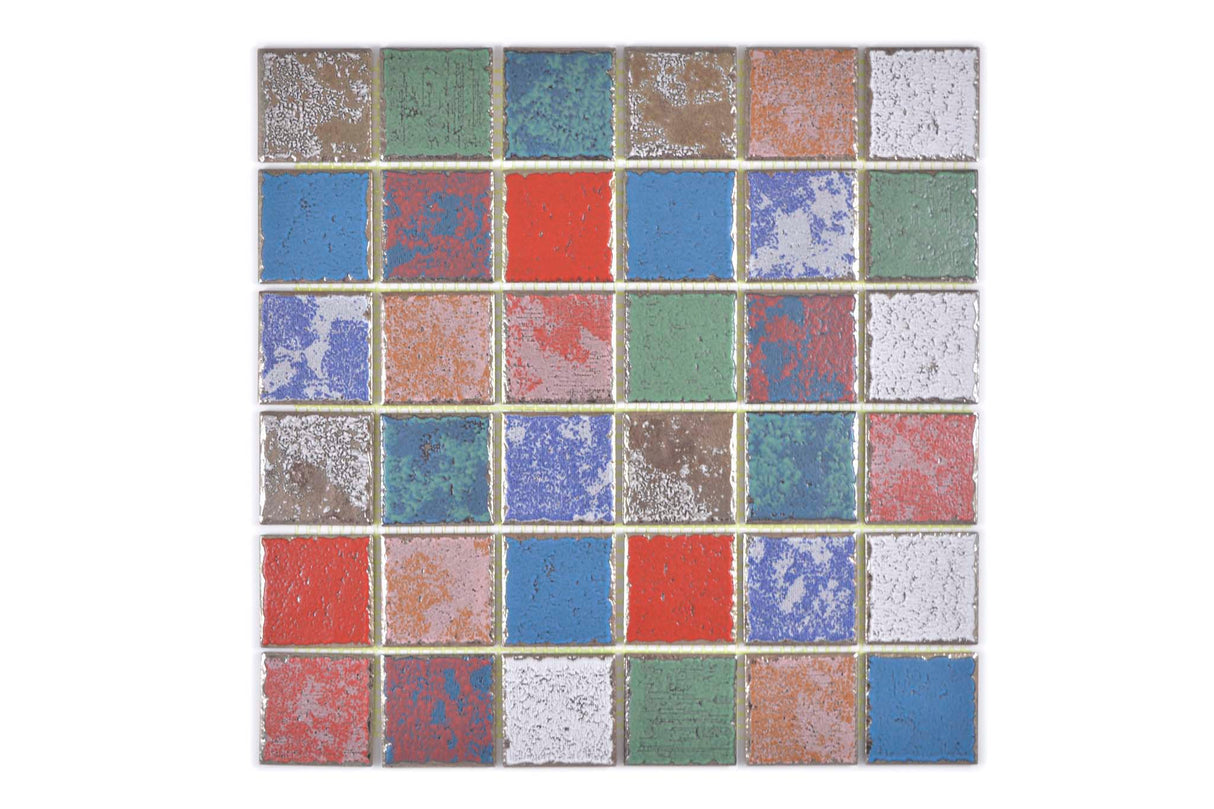 Mosaik Flerfärgad Falkenberg - 004 | 0,1 m²/ark