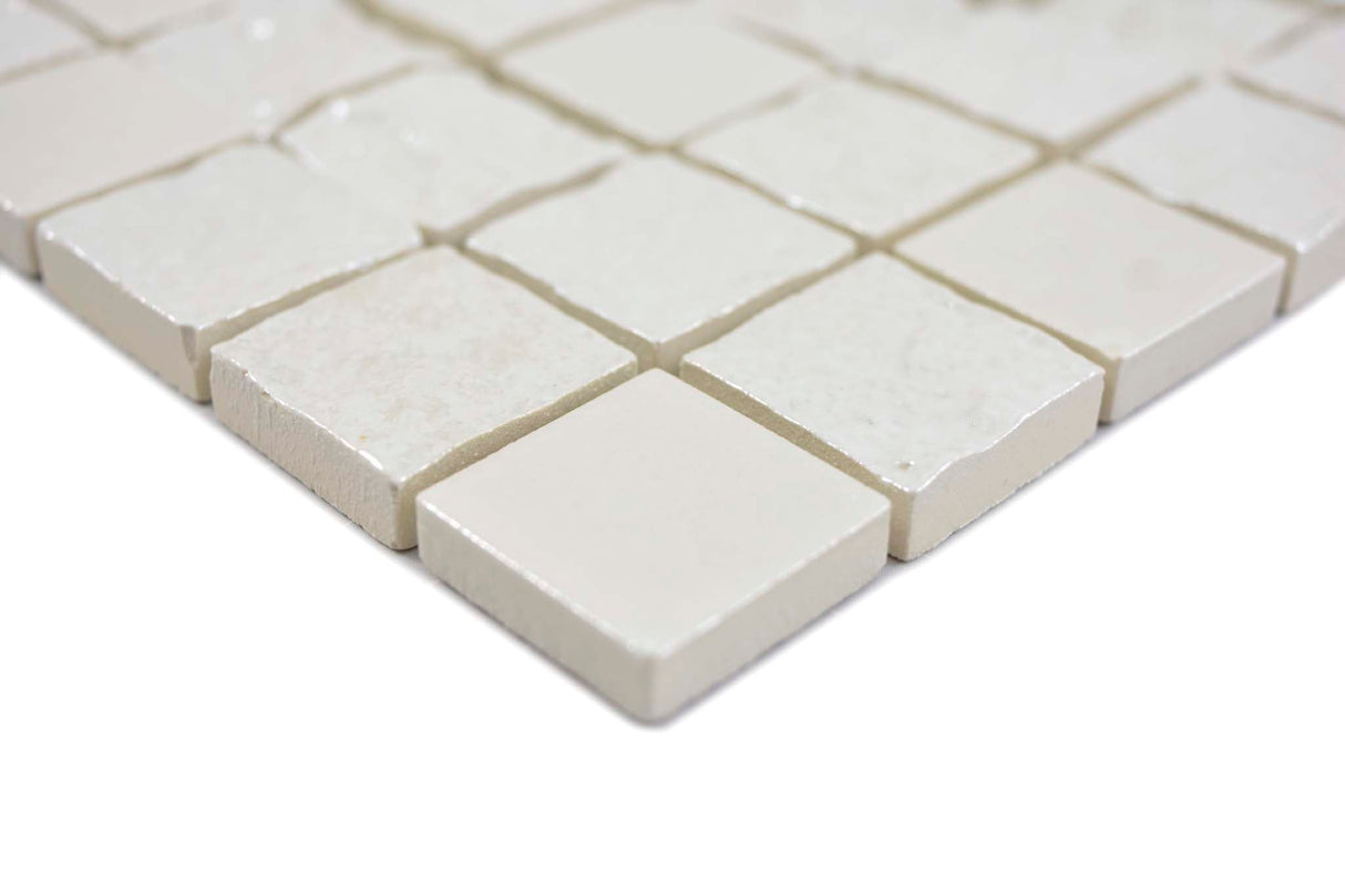 Mosaik Vit Ängelholm - 001 | 0,1 m²/ark