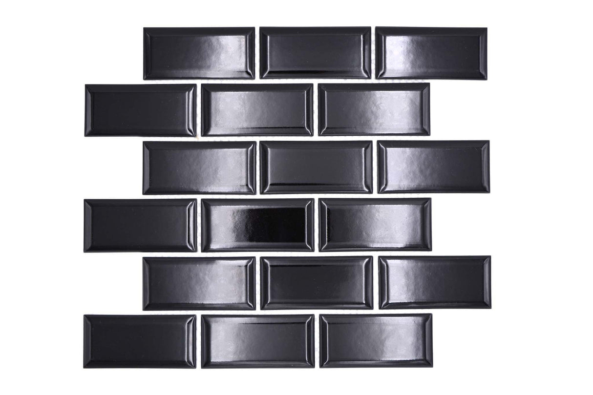 Mosaik Svart Falun - 009 | 0,086 m²/ark