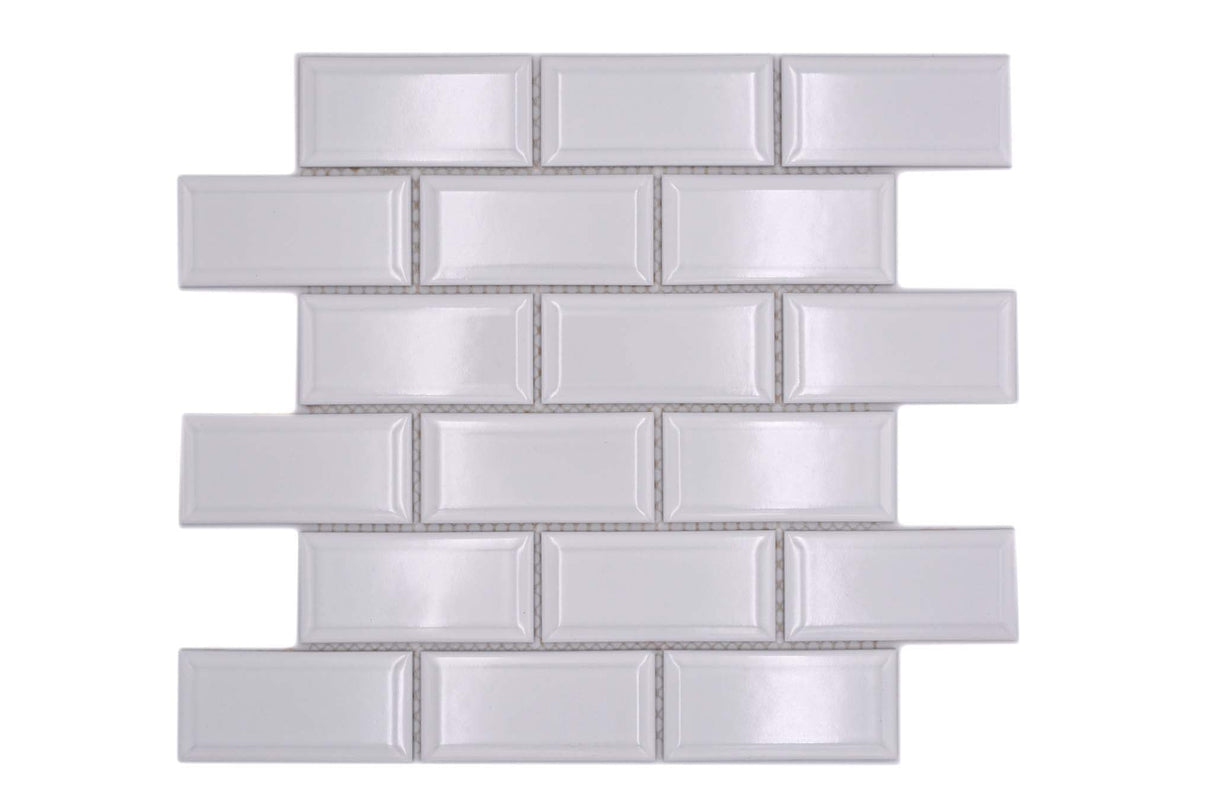 Mosaik Vit Falun - 015 | 0,086 m²/ark