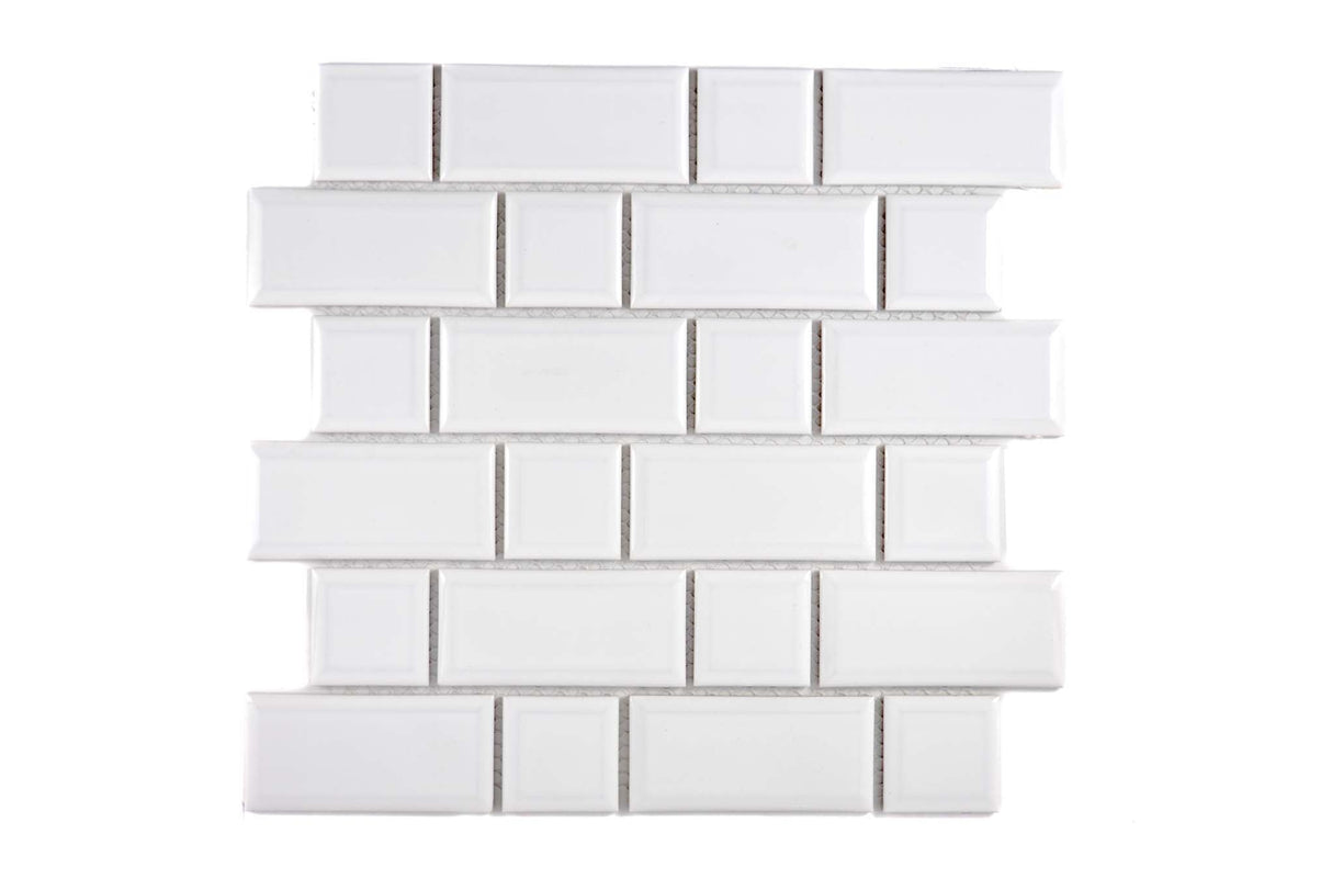 Mosaik Vit Falun - 016 | 0,086 m²/ark