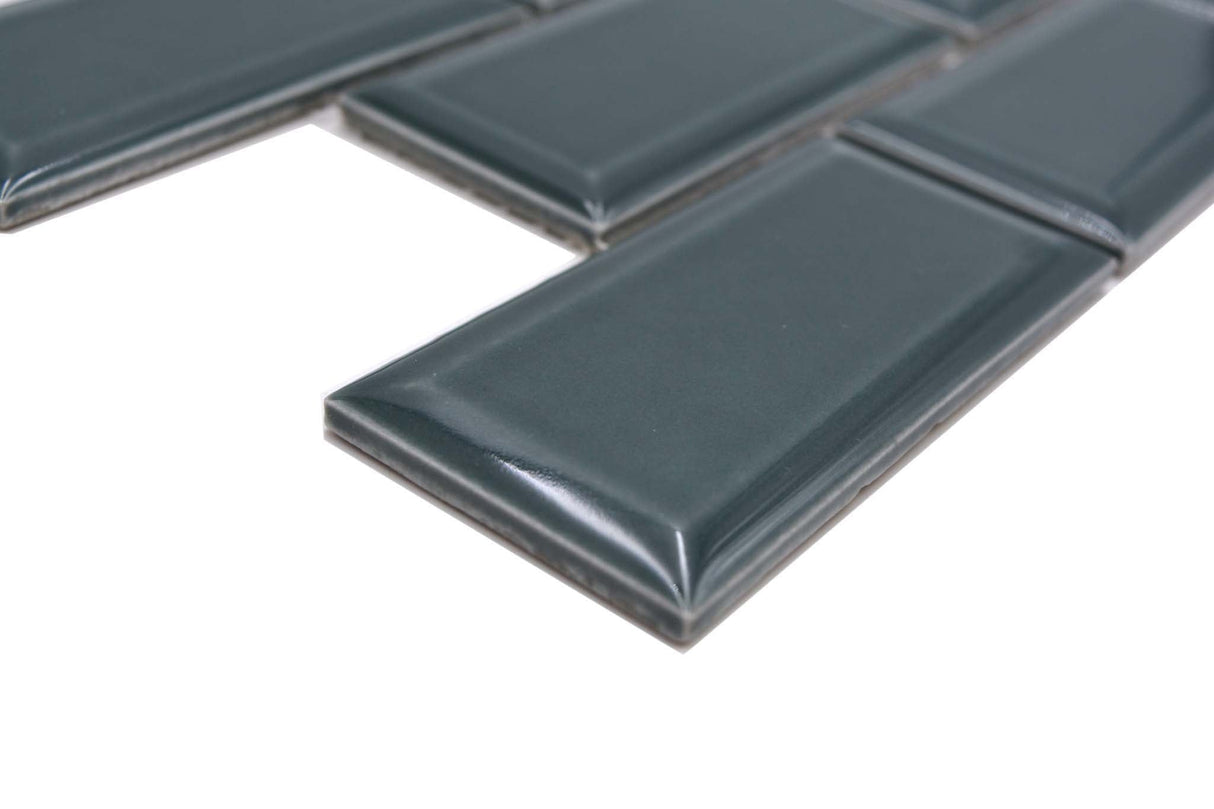 Mosaik Grön Falun - 021 | 0,086 m²/ark