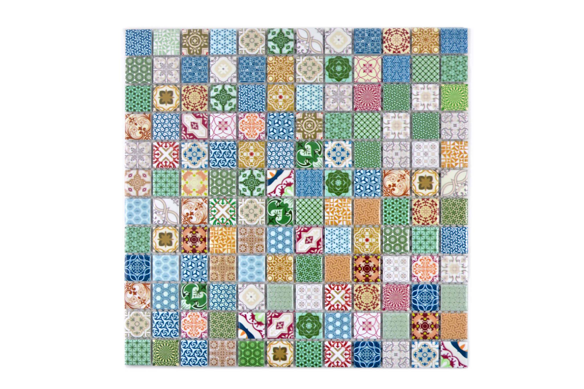 Mosaik Flerfärgad Falkenberg - 006 | 0,09 m²/ark