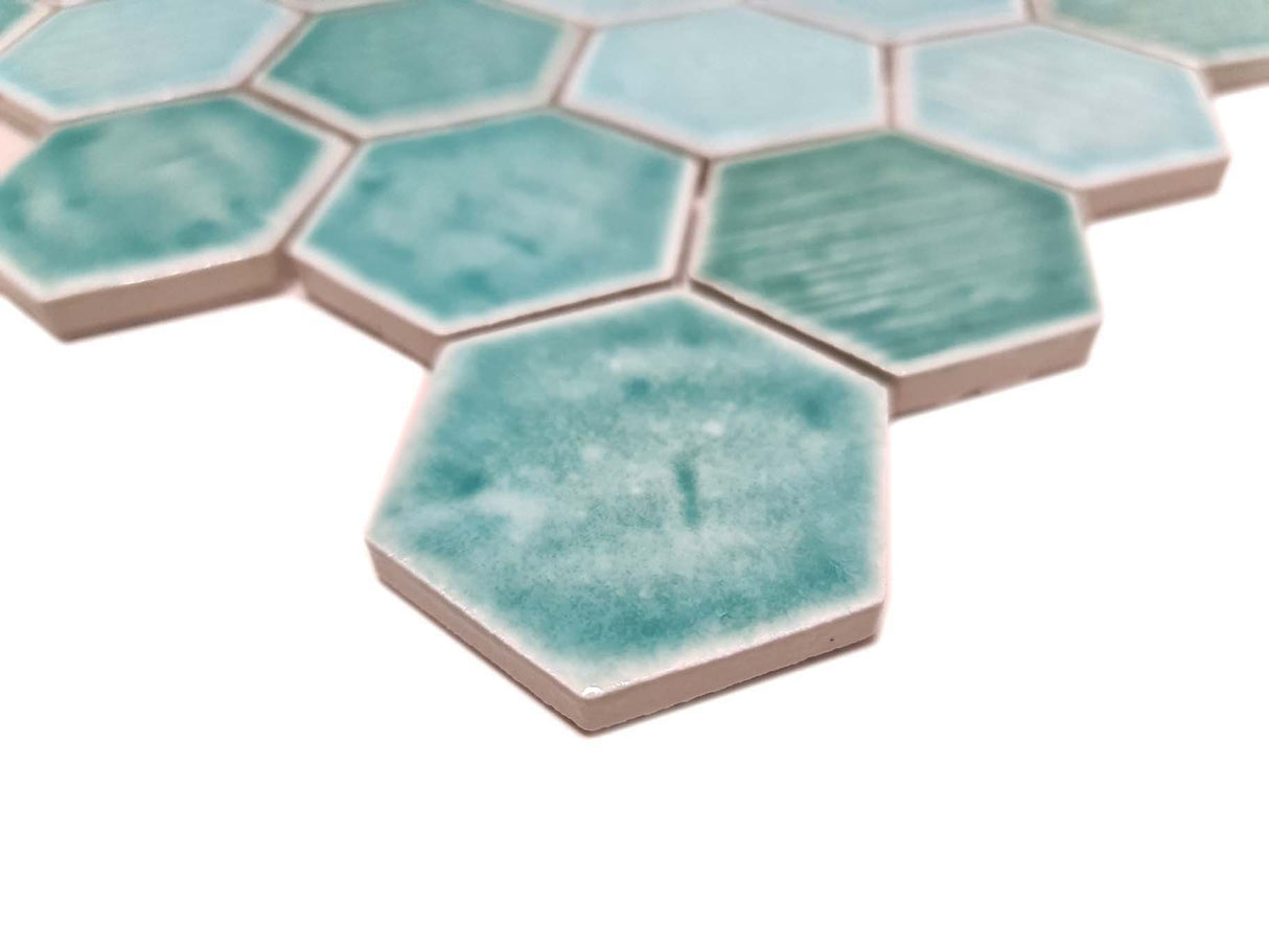 Mosaik Grön Arendal - 009 | 0,074 m²/ark