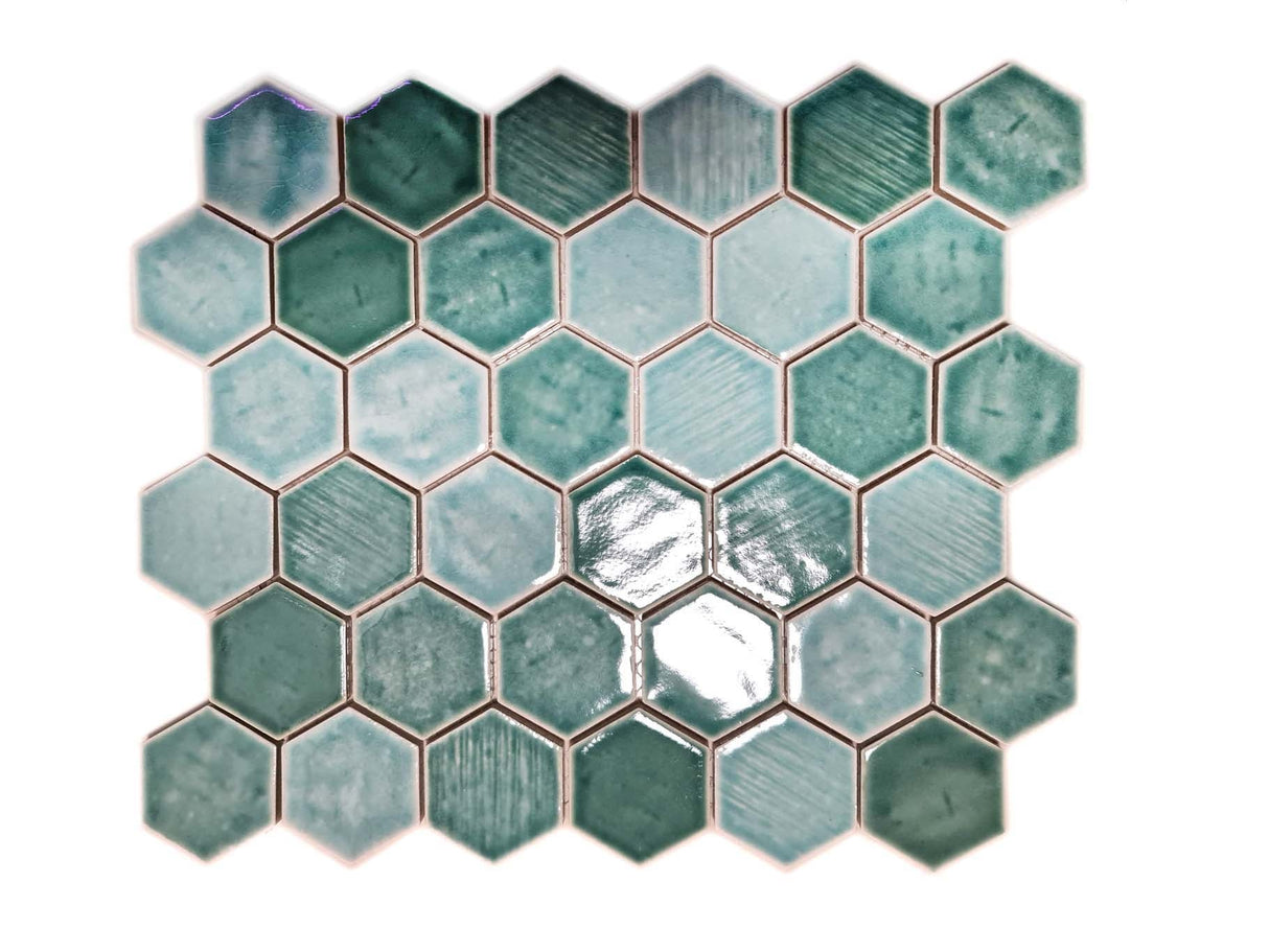 Mosaik Grön Arendal - 009 | 0,074 m²/ark