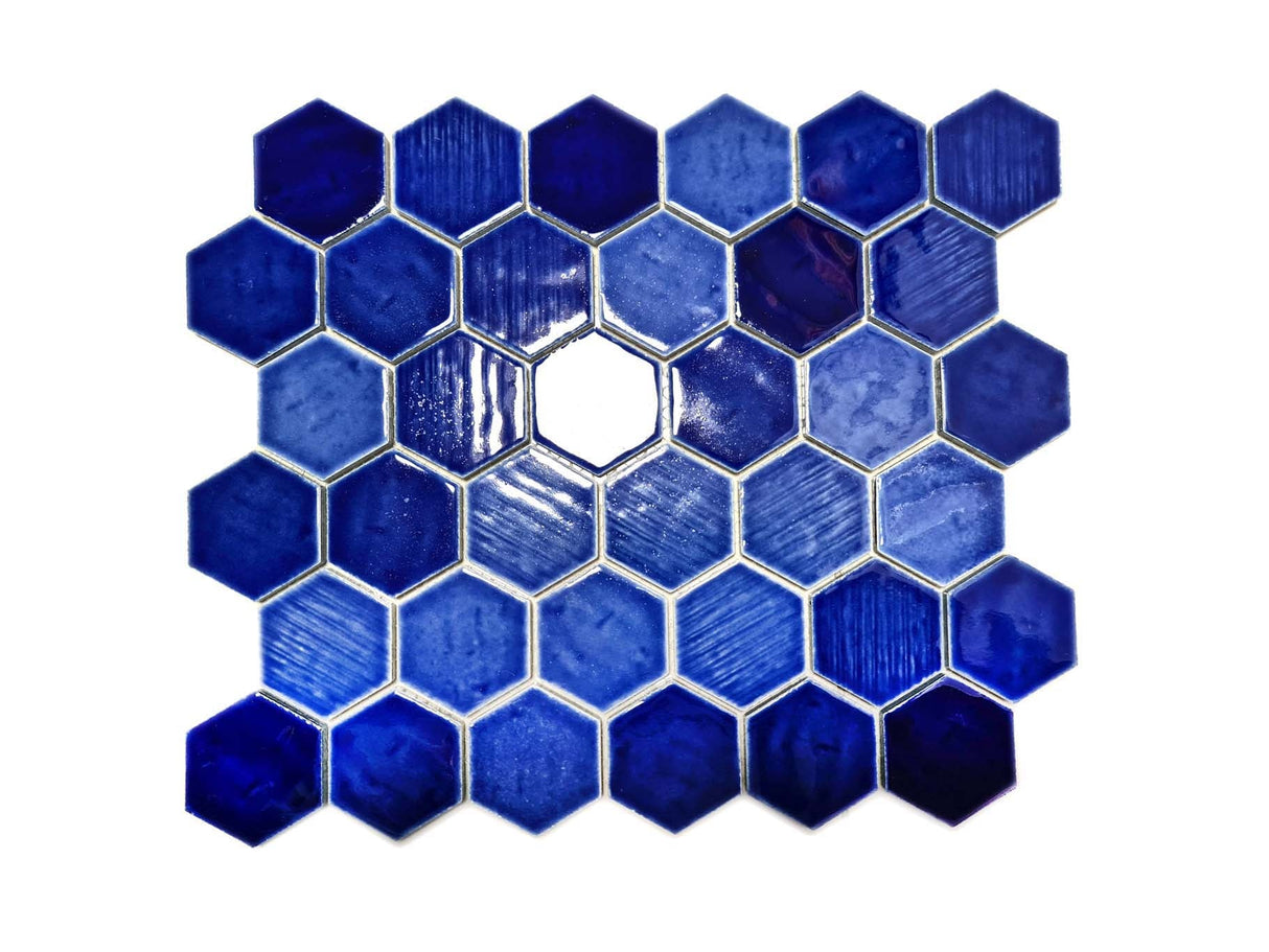 Mosaik Blå Arendal - 010 | 0,074 m²/ark