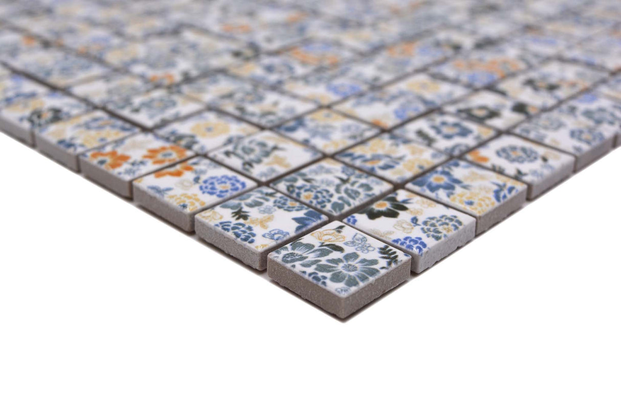 Mosaik Vit Falkenberg - 008 | 0,093 m²/ark