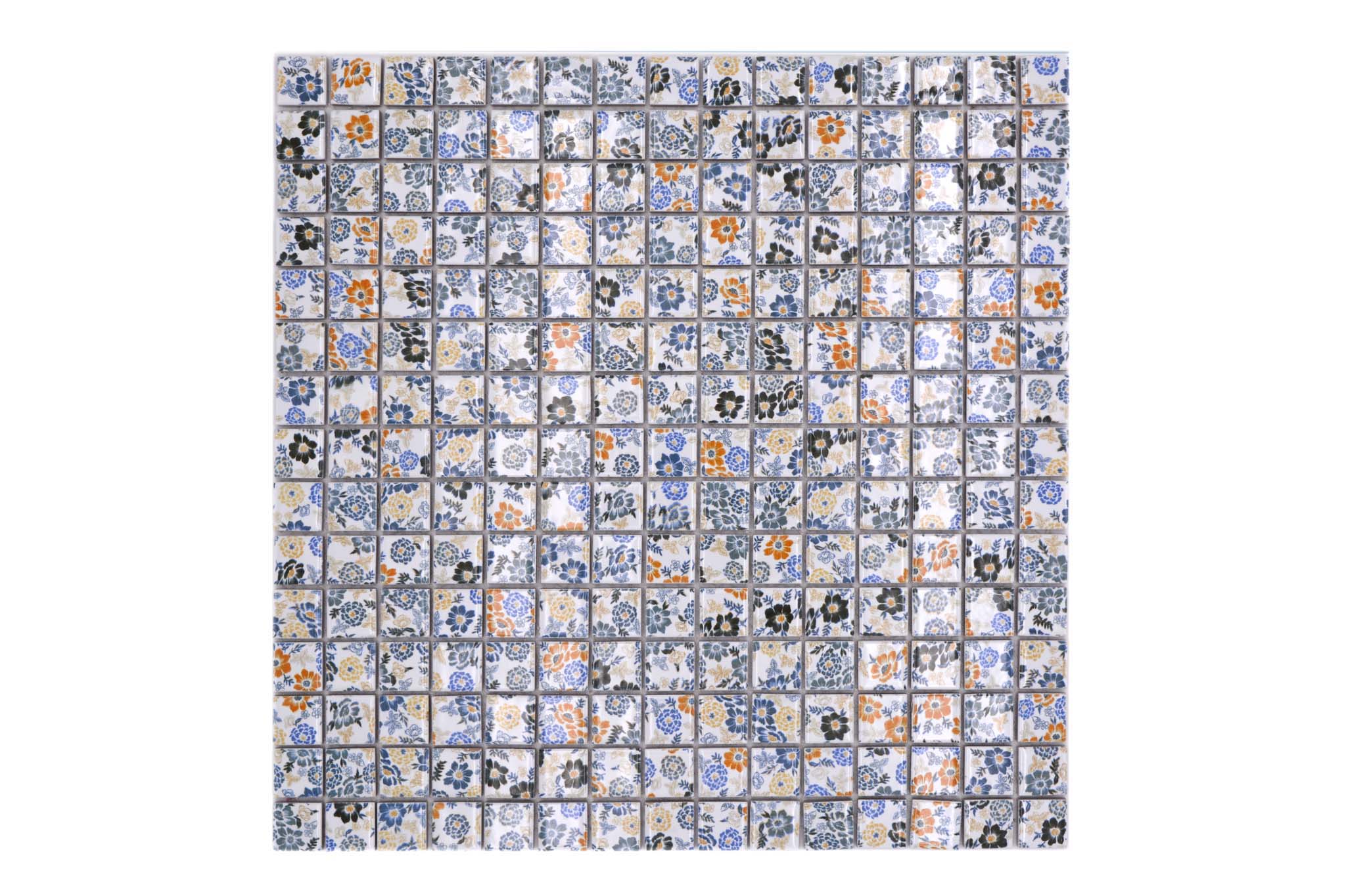 Mosaik Vit Falkenberg - 008 | 0,093 m²/ark