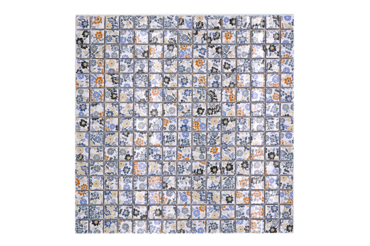 Mosaik Vit Falkenberg - 008 | 0,093 m²/ark