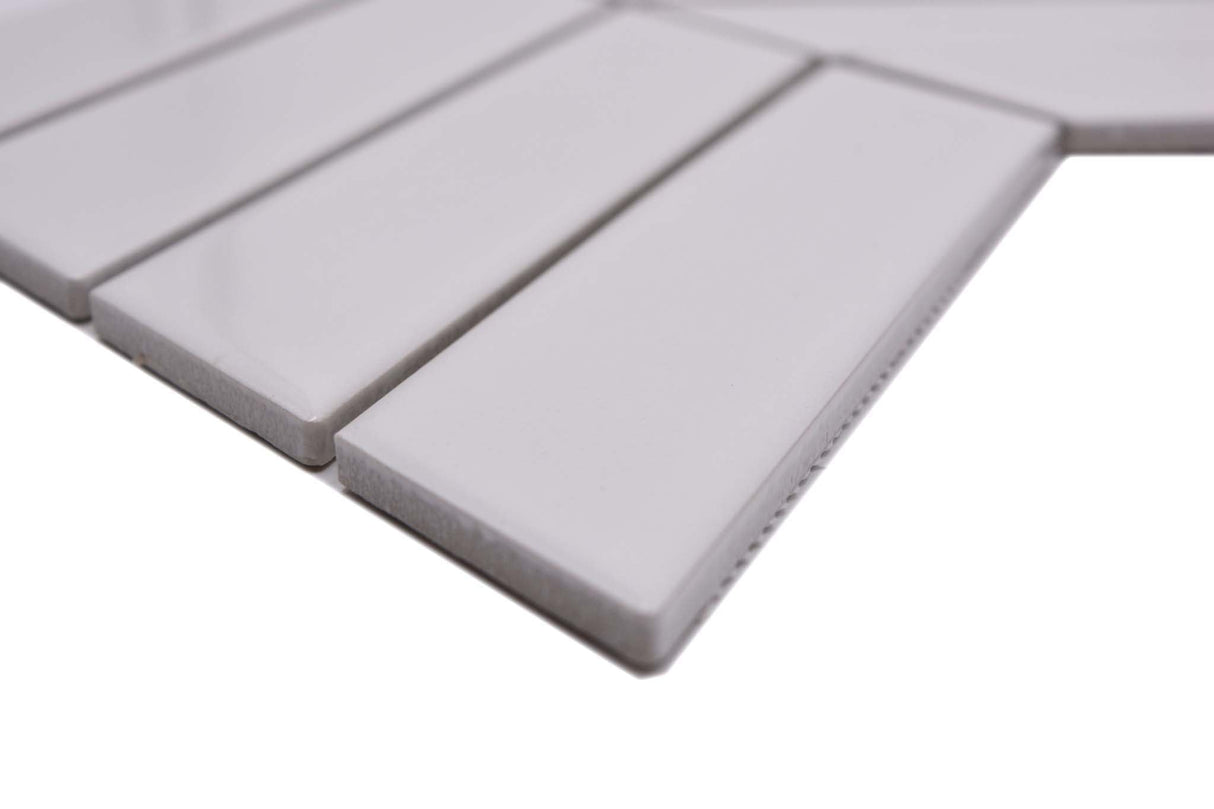 Mosaik Vit Strömsund - 003 | 0,071 m²/ark