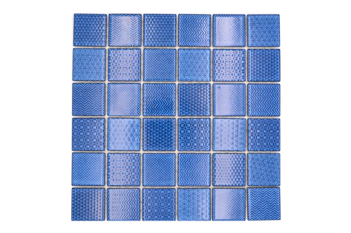 Mosaik Blå Falkenberg - 011 | 0,089 m²/ark