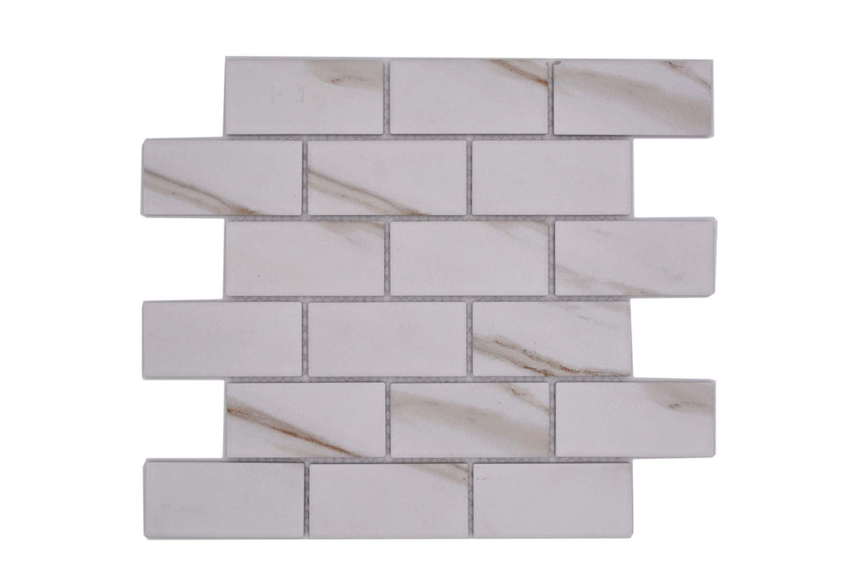 Mosaik Vit Åhus - 002 | 0,086 m²/ark