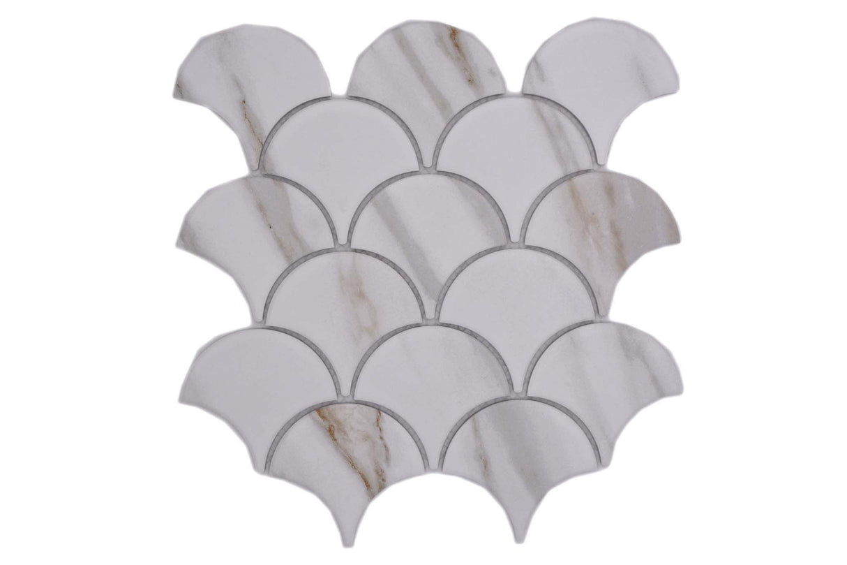 Mosaik Vit Åhus - 004 | 0,07 m²/ark