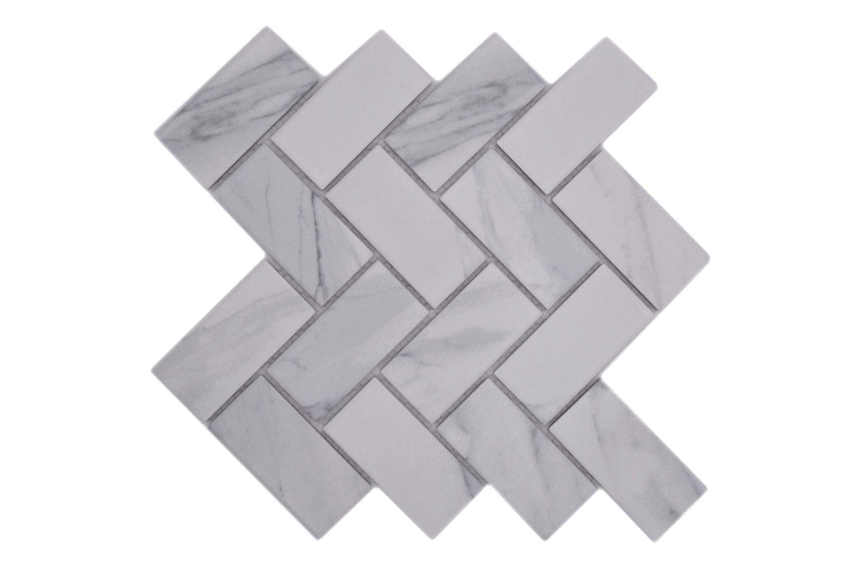 Mosaik Vit Göteborg - 003 | 0,077 m²/ark