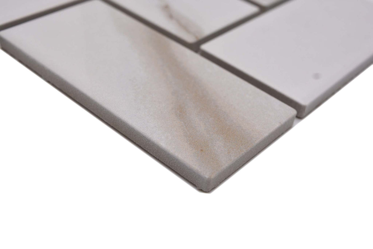 Mosaik Vit Åhus - 005 | 0,077 m²/ark