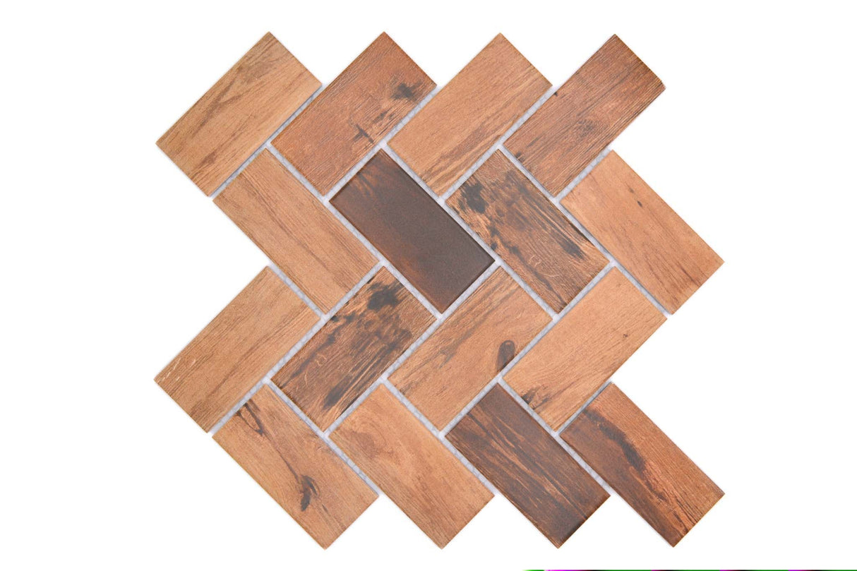 Mosaik Brun Odense - 005 | 0,076 m²/ark