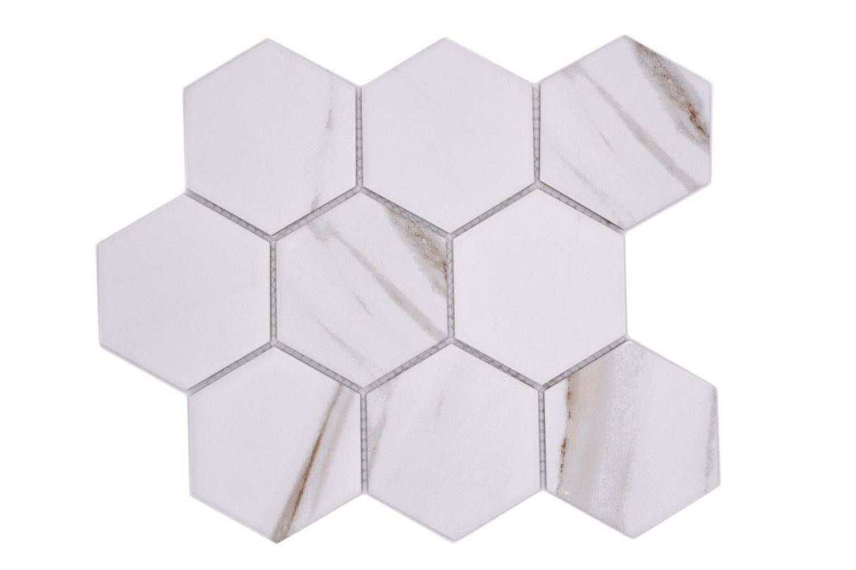 Mosaik Vit Åhus - 007 | 0,076 m²/ark