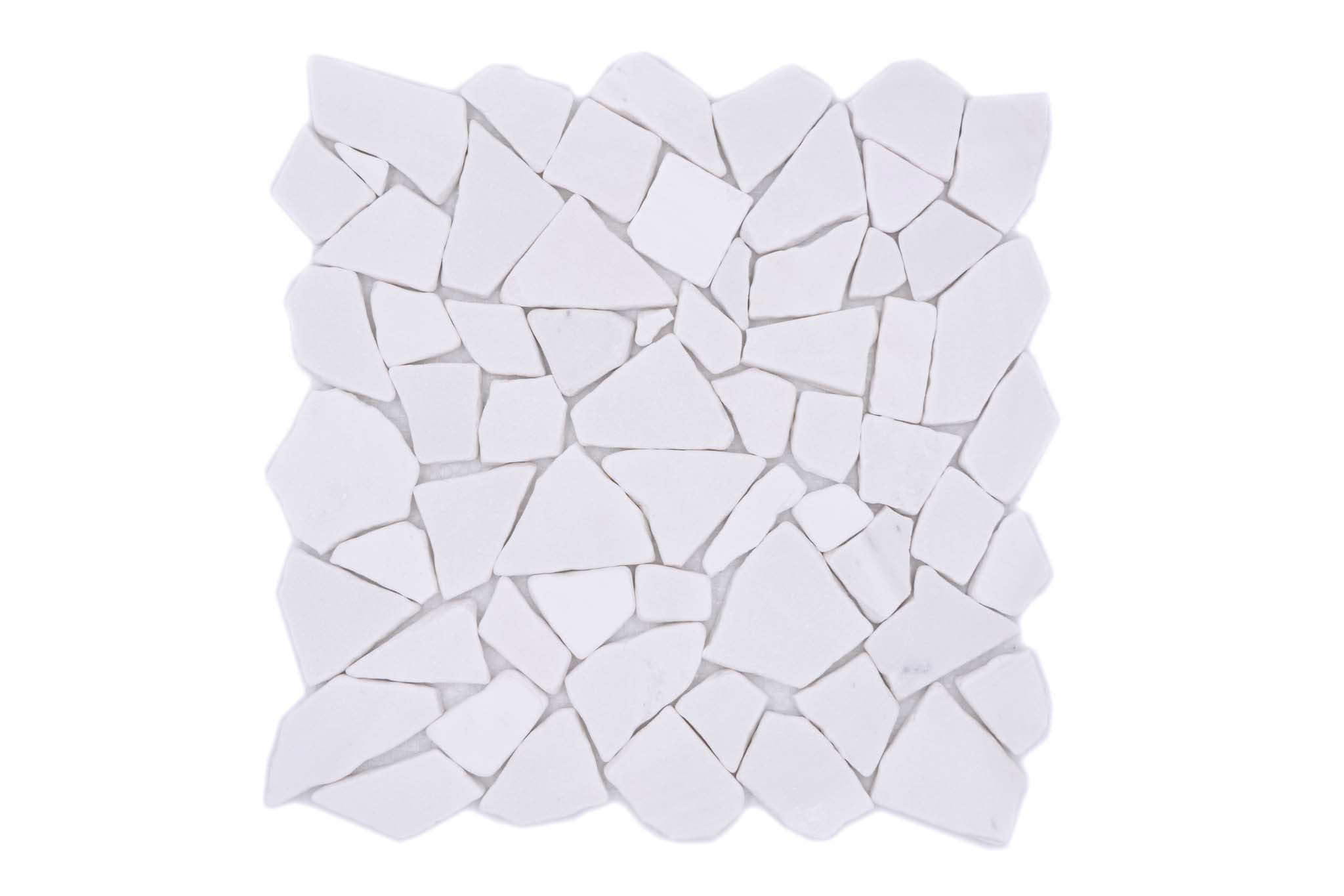 Mosaik Vit Stockholm - 001 | 0,1 m²/ark