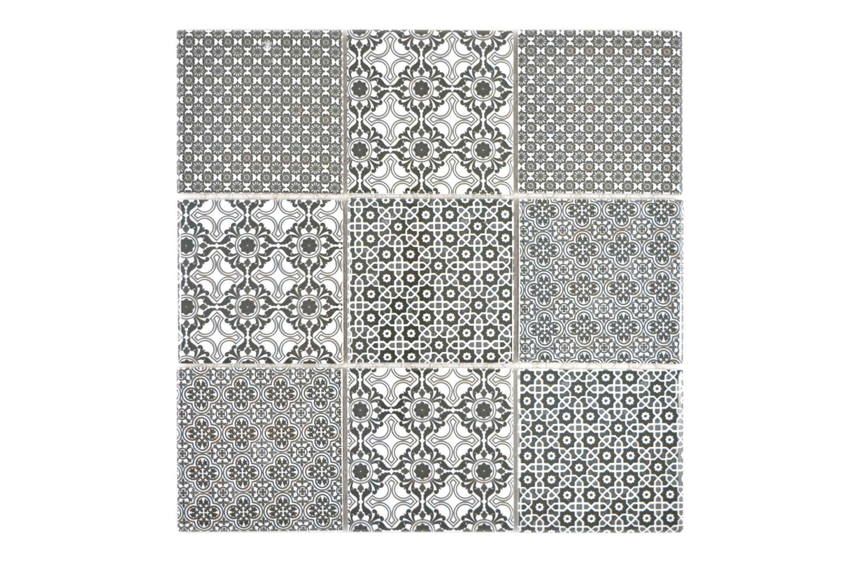 Mosaik Svart Falkenberg - 015 | 0,089 m²/ark