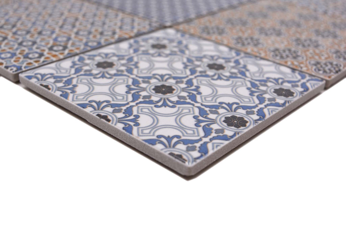 Mosaik Vit Falkenberg - 014 | 0,089 m²/ark