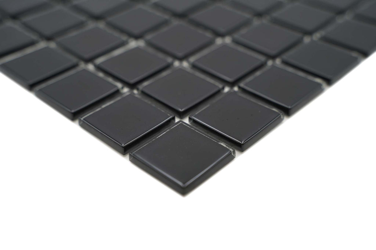 Mosaik Svart Larvik - 004 | 0,099 m²/ark