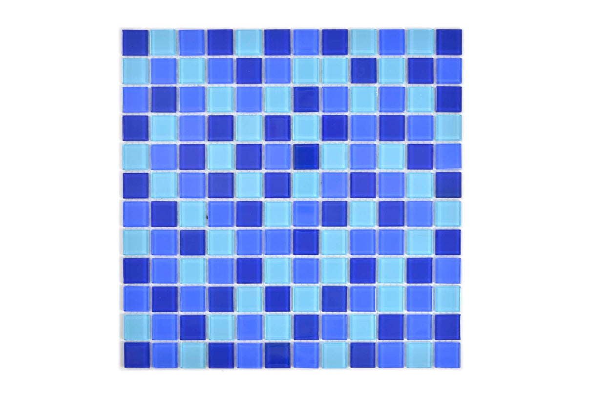 Mosaik Blå Skien - 007 | 0,09 m²/ark