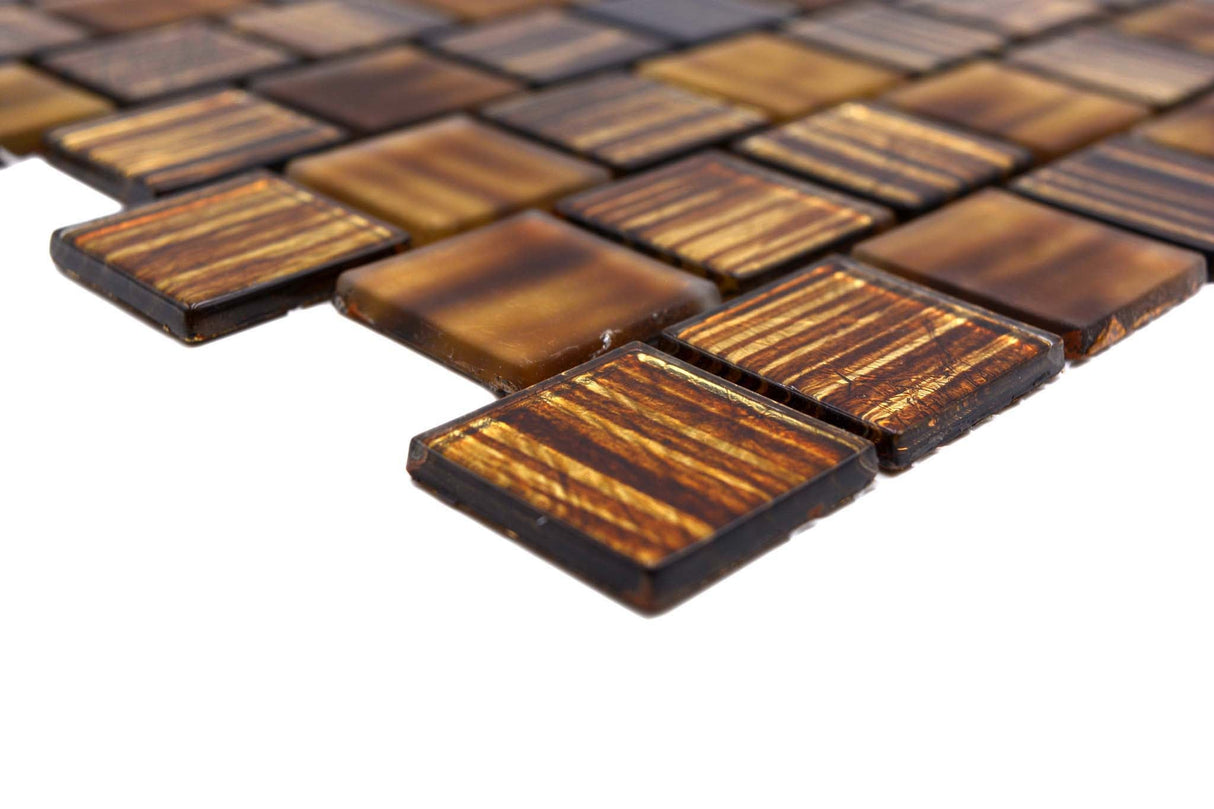 Mosaik Brun Haparanda - 016 | 0,091 m²/ark