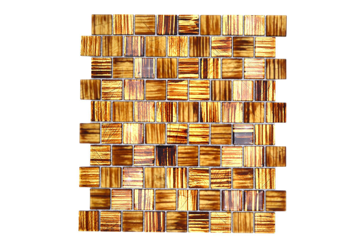 Mosaik Brun Haparanda - 016 | 0,091 m²/ark