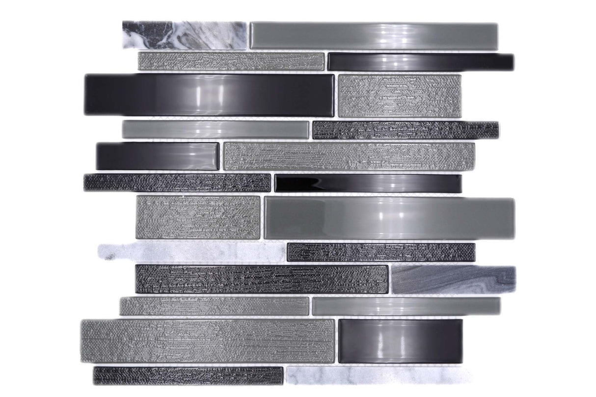 Mosaik Grå Ödeshög - 004 | 0,086 m²/ark