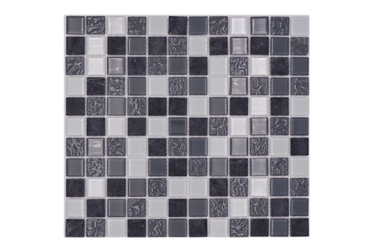 Mosaik Grå Bjärred - 001 | 0,099 m²/ark