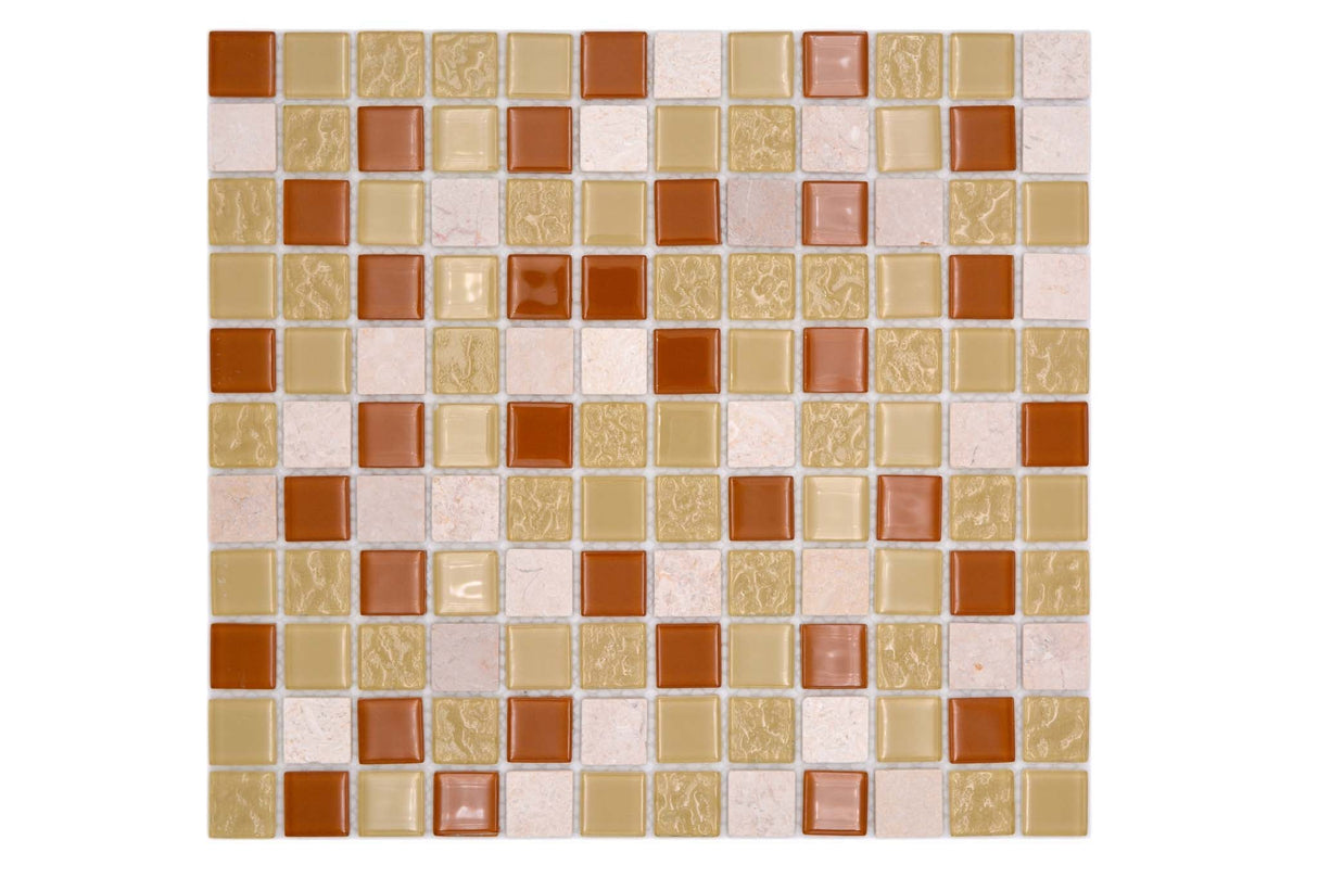 Mosaik Beige Bjärred - 002 | 0,099 m²/ark