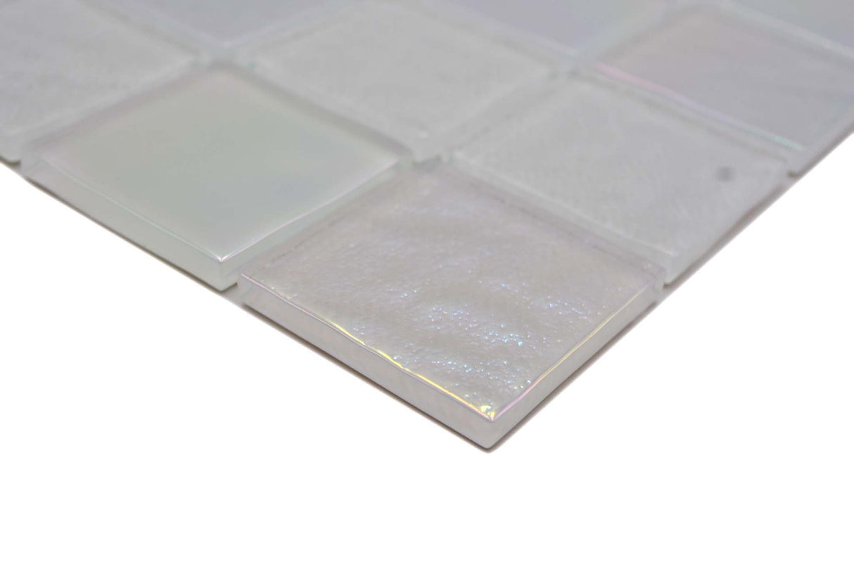 Mosaik Vit Västerås - 002 | 0,089 m²/ark