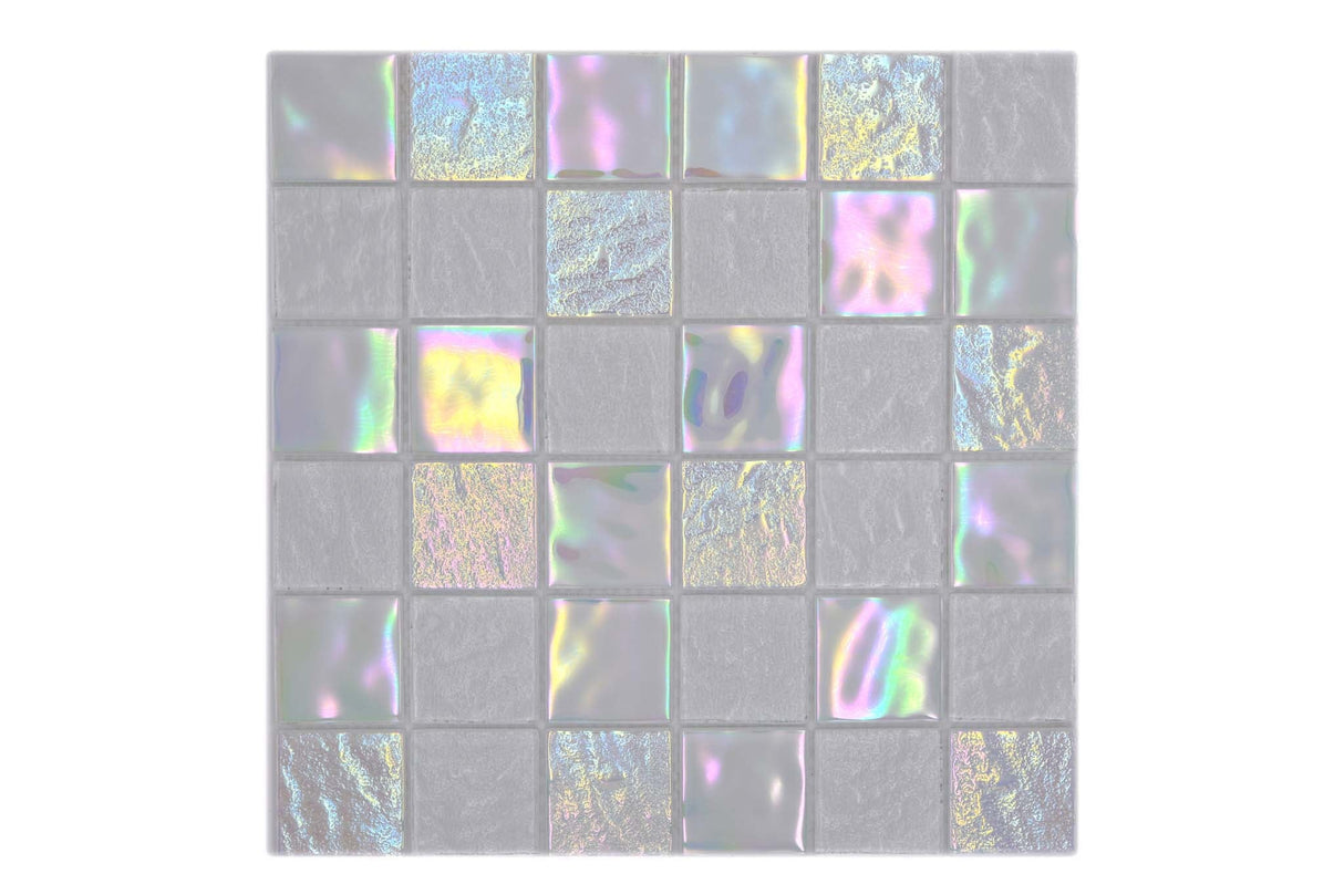 Mosaik Vit Västerås - 002 | 0,089 m²/ark