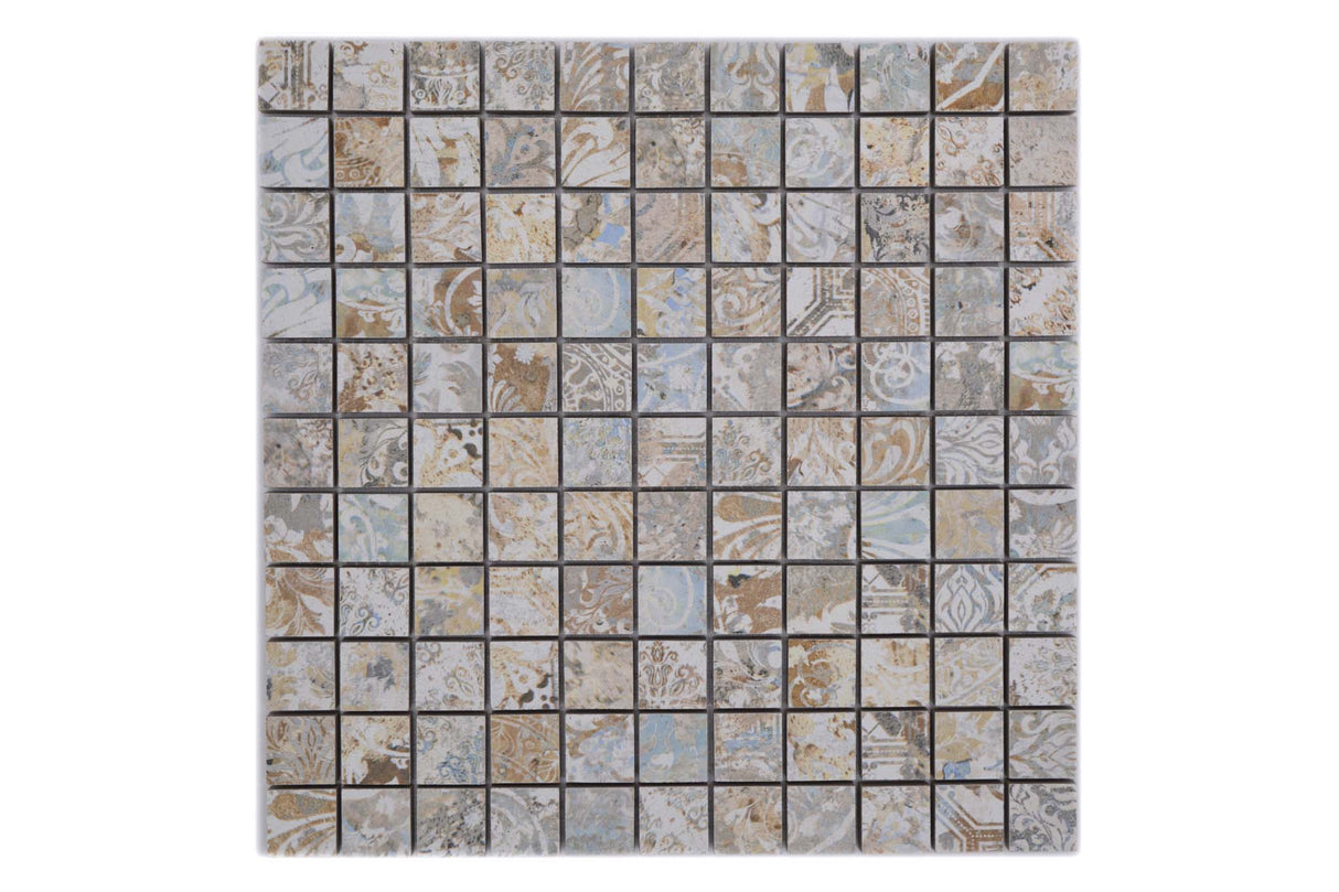 Mosaik Flerfärgad Hässleholm - 005 | 0,087 m²/ark