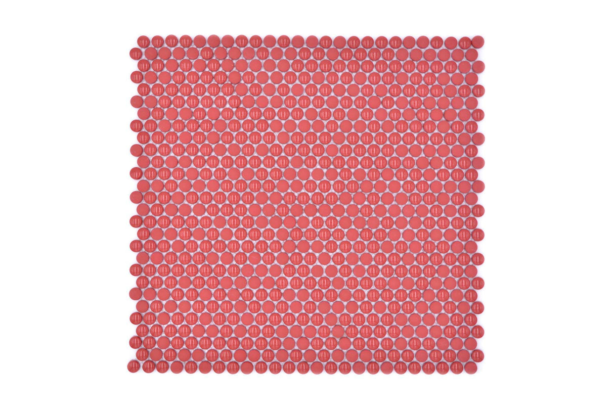 Mosaik Röd Ljungby - 025 | 0,104 m²/ark