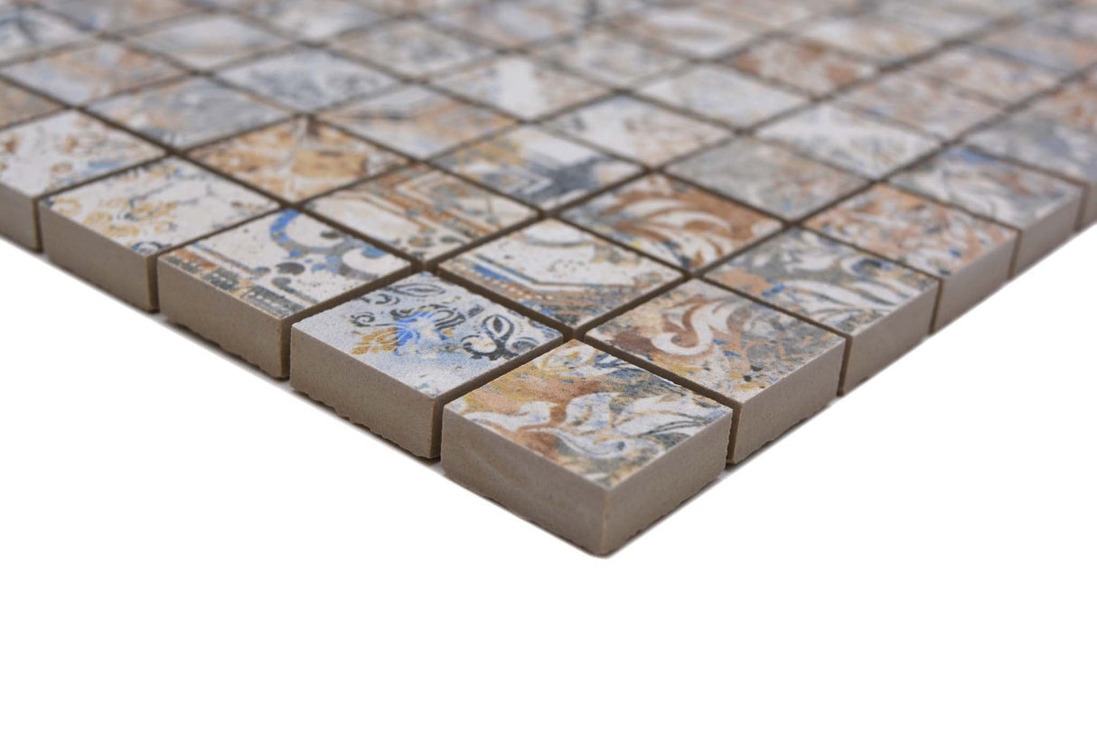 Mosaik Flerfärgad Hässleholm - 009 | 0,087 m²/ark