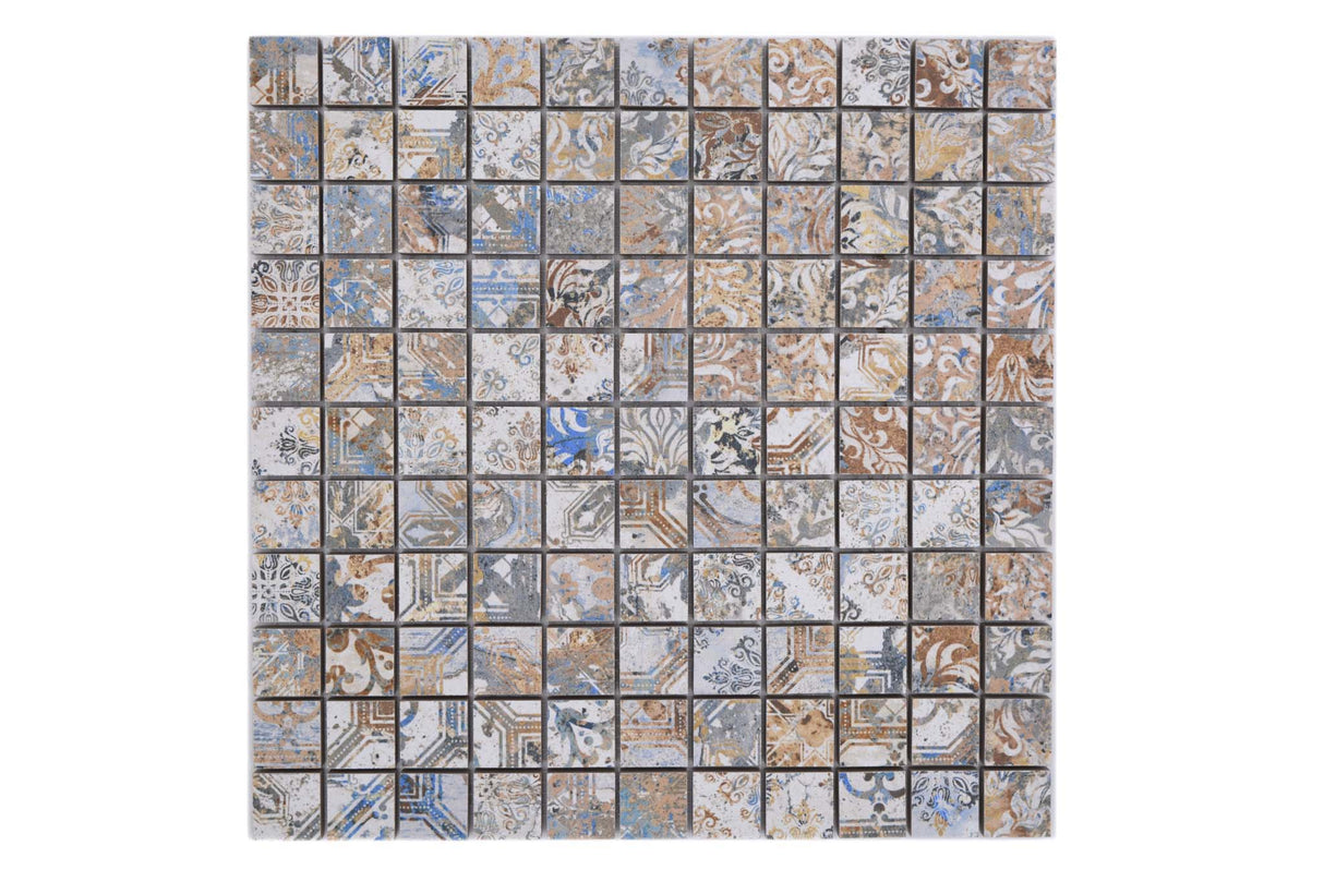 Mosaik Flerfärgad Hässleholm - 009 | 0,087 m²/ark