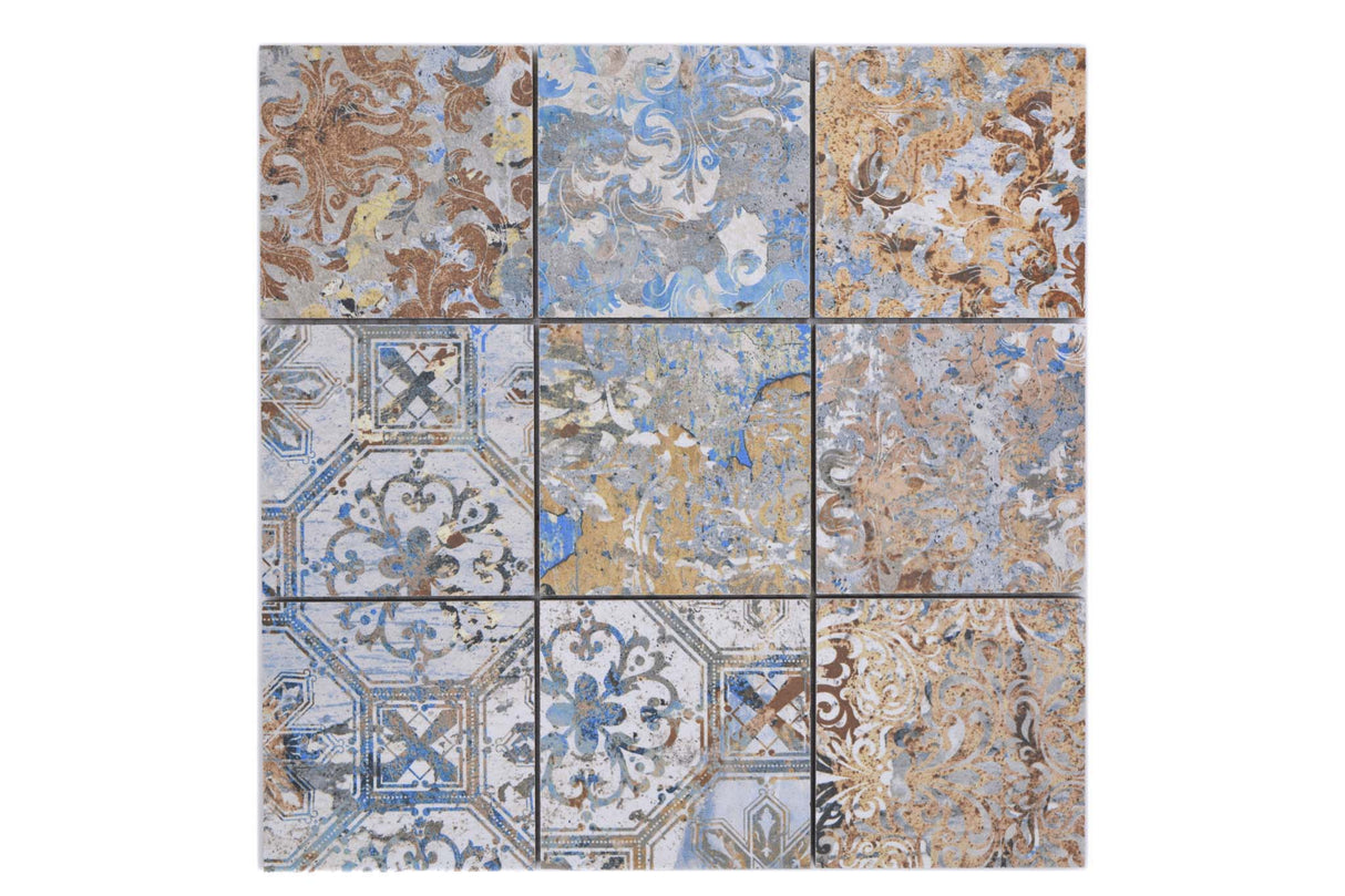 Mosaik Flerfärgad Hässleholm - 012 | 0,083 m²/ark