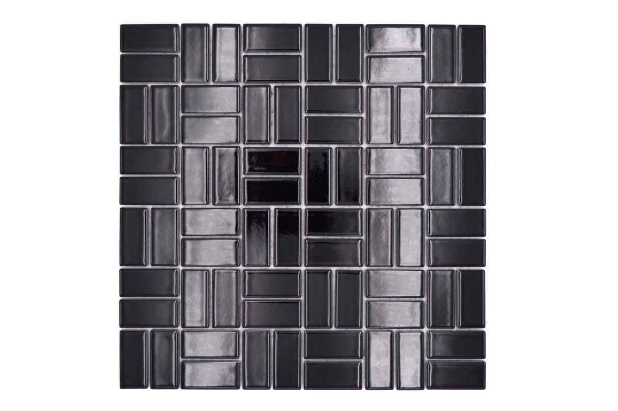 Mosaik Svart Malmö - 079 | 0,089 m²/ark