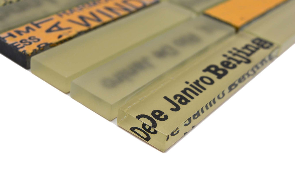 Mosaik Guld Vaxholm - 002 | 0,09 m²/ark