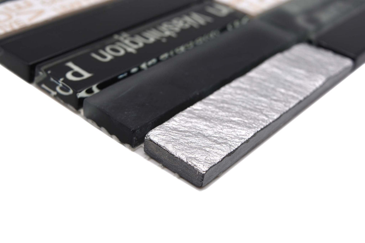 Mosaik Svart Vaxholm - 003 | 0,09 m²/ark