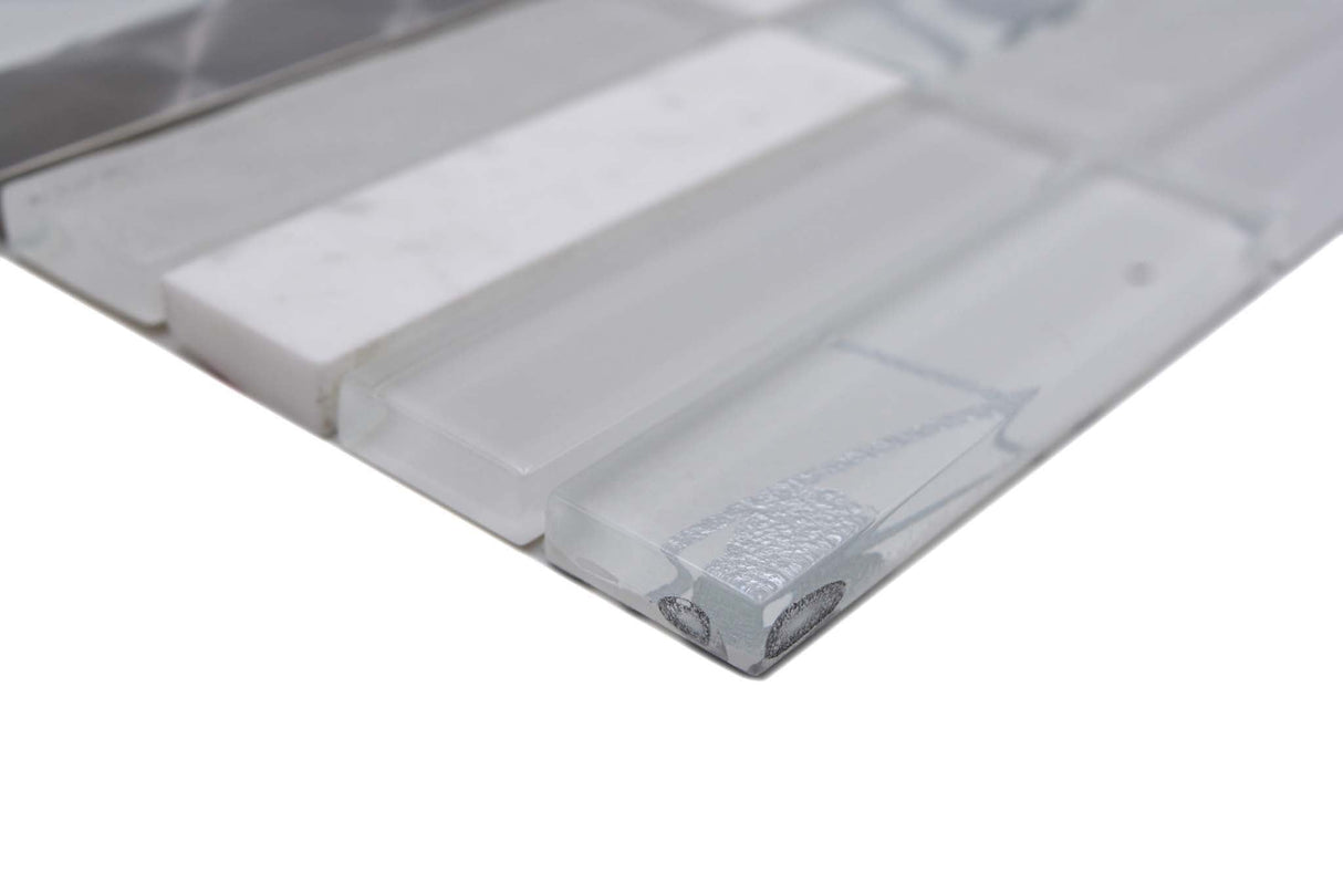 Mosaik Vit Simrishamn - 001 | 0,089 m²/ark