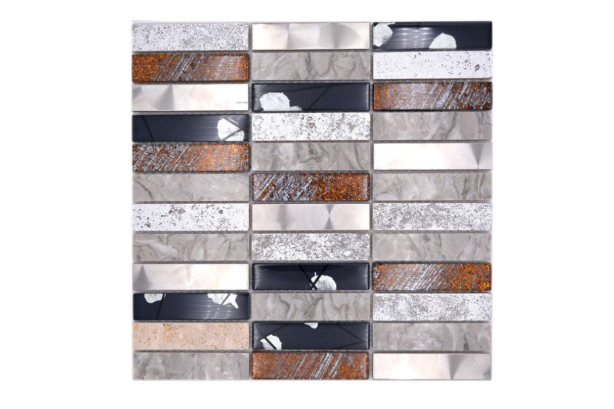 Mosaik Grå Simrishamn - 002 | 0,089 m²/ark