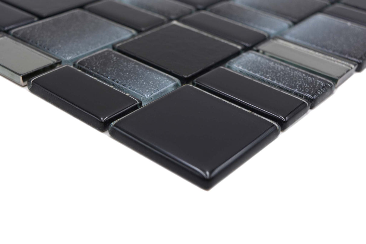 Mosaik Svart Åmål - 001 | 0,09 m²/ark